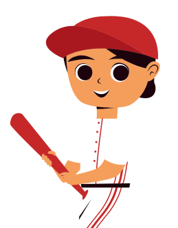 grafica giovatore baseball coaching